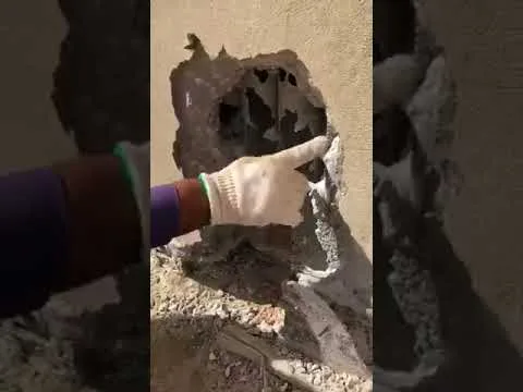 طريقة إصلاح فتحة في الجدار وتكسير صيانة